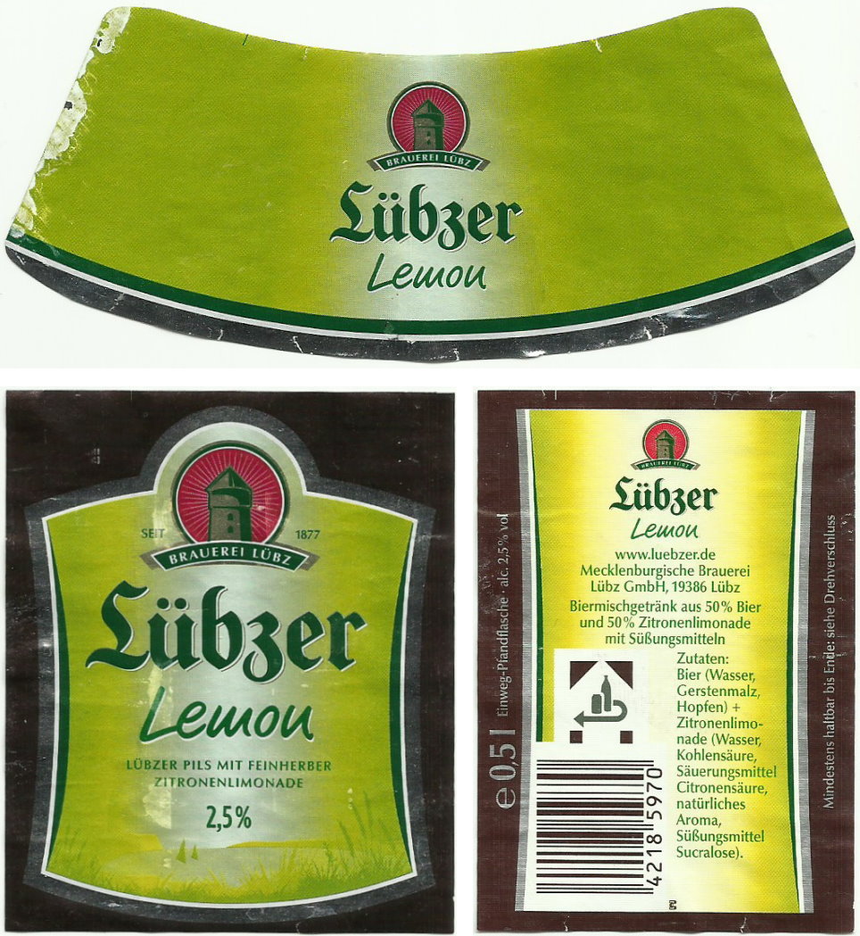 Lübzer Lemon Grapefruit